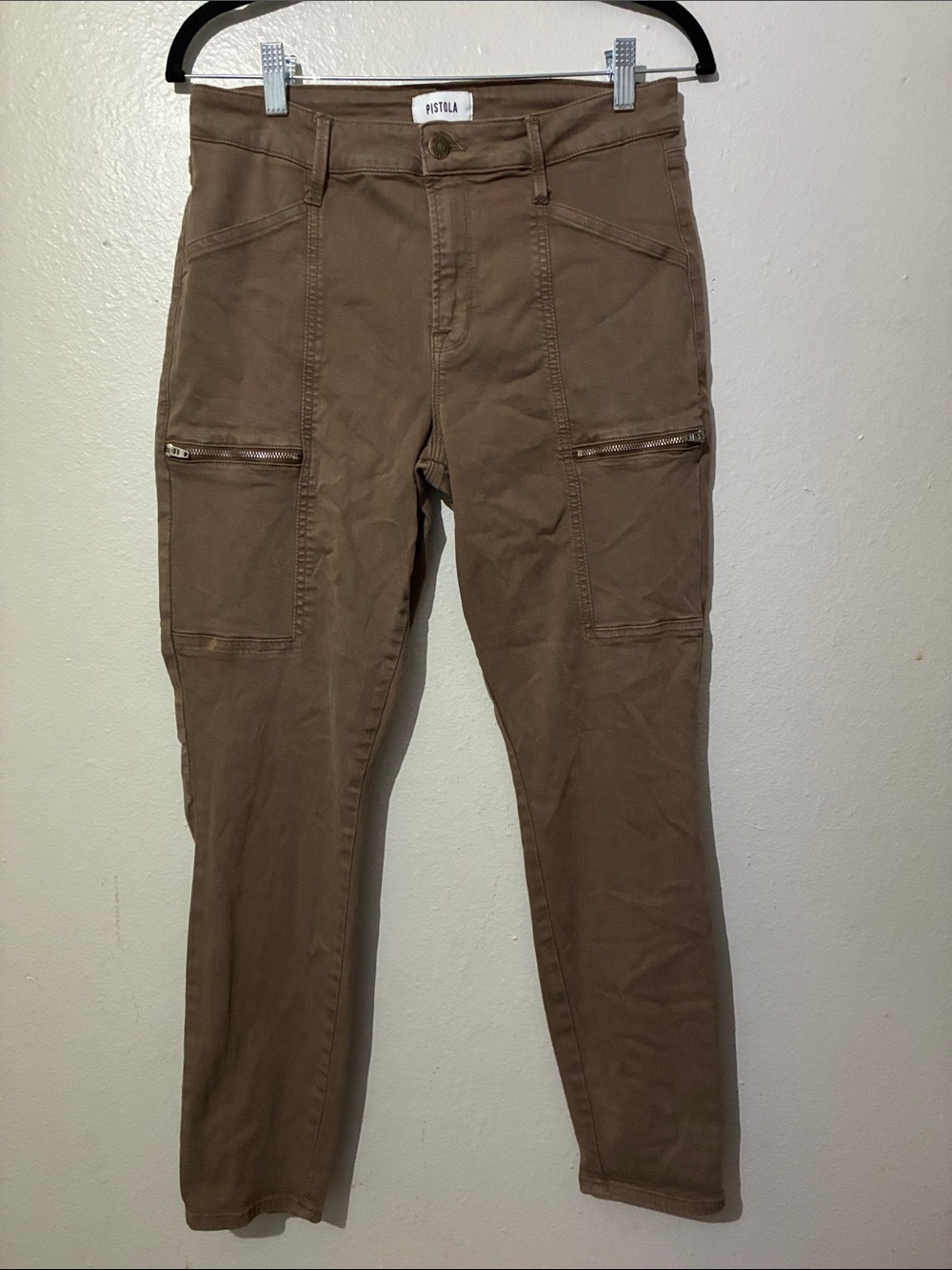 Pistola Brown Cargo Moto Pants